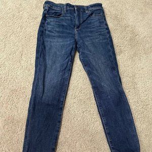 American Eagle Super High Waist Skinny Jean 10 X Short